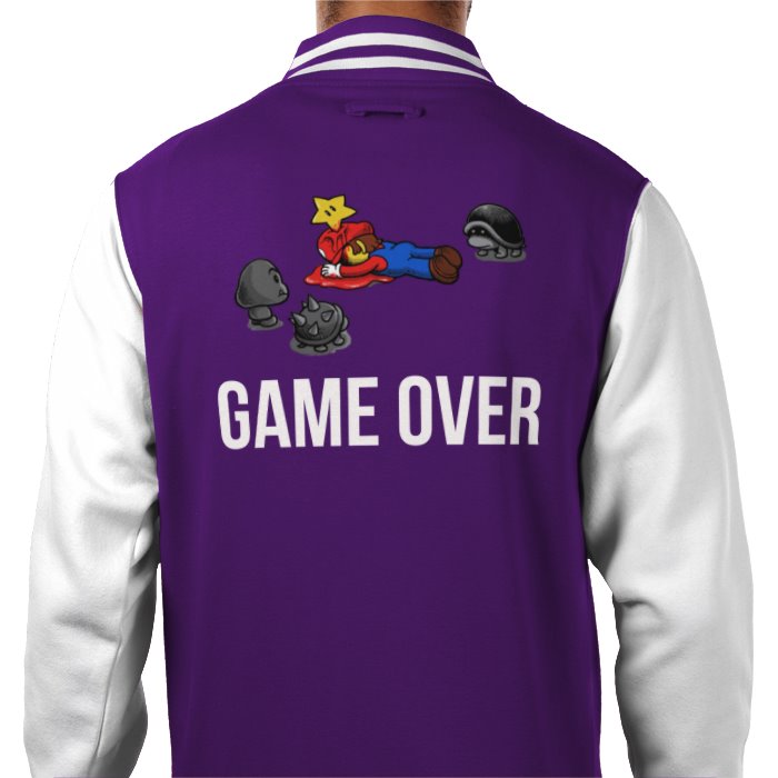 Super Mario Bro's - Game Over Varsity Jacket