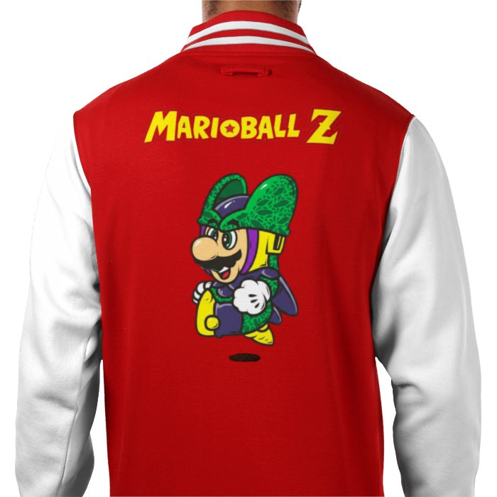 Super Mario x Dragonball Z - Cell Disguise Varsity Jacket