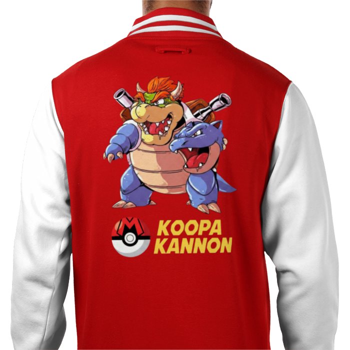Super Mario x Pokémon - Koopa Kannon Varsity Jacket