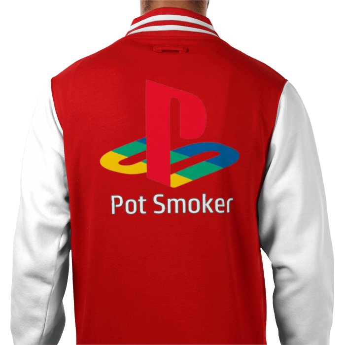 PlayStation Parody Pot Smoker Varsity Jacket