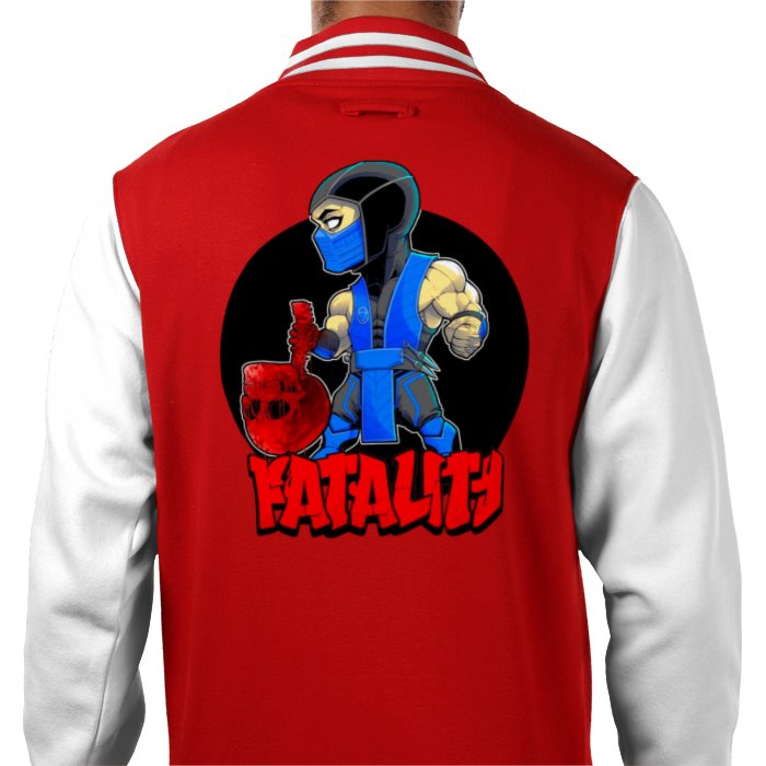Mortal Kombat - Sub Zero Fatality Varsity Jacket