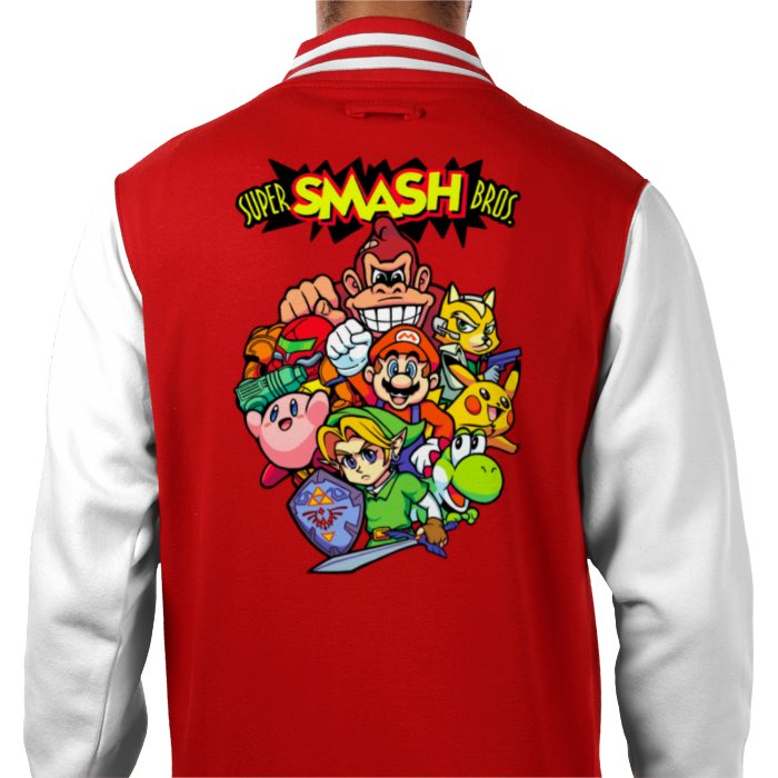 Super Smash Bro's - Theme Varsity Jacket