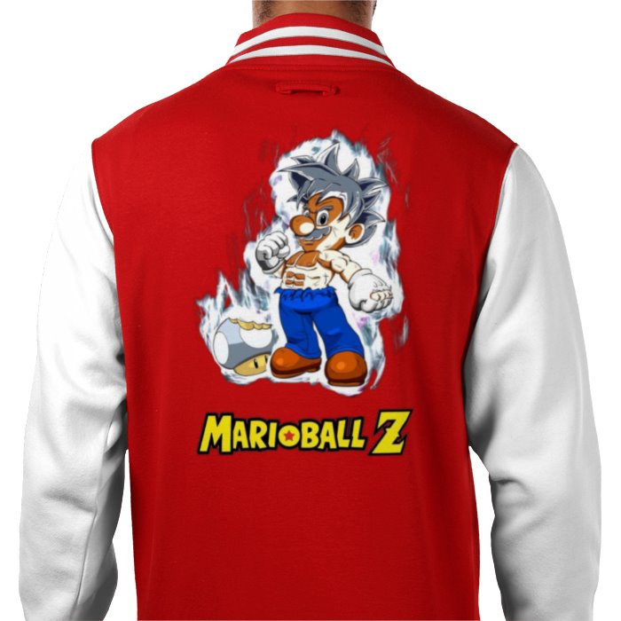 Super Mario x Dragonball Z - Ultra Instinct Varsity Jacket