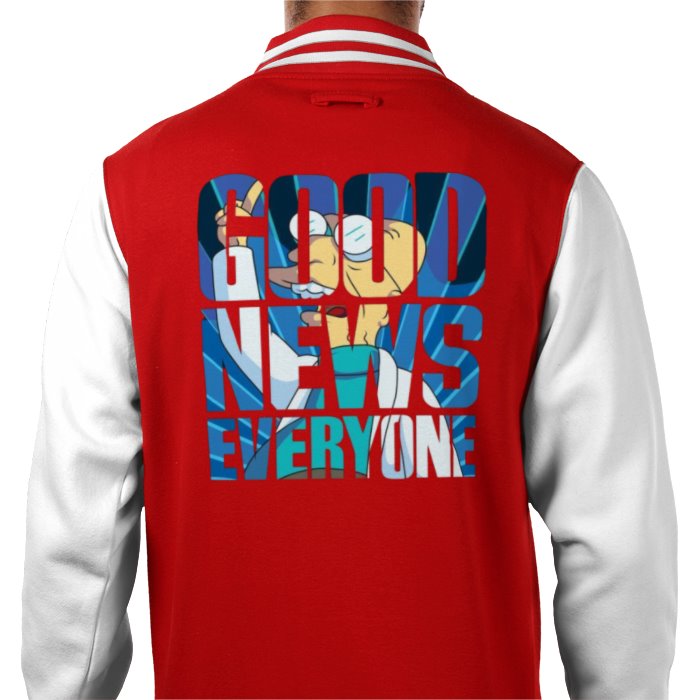 Futurama - Good News Everyone Varsity Jacket