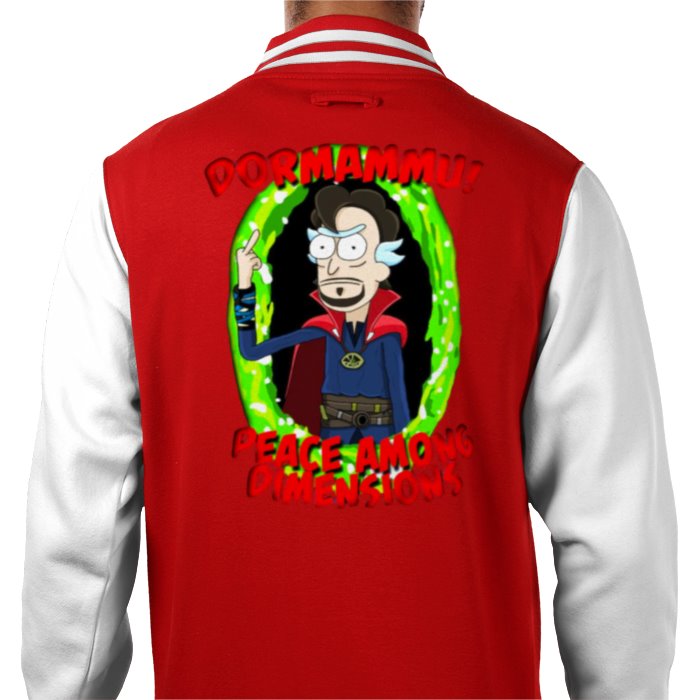 Rick & Morty & Dr Strange - Rick Strange Varsity Jacket