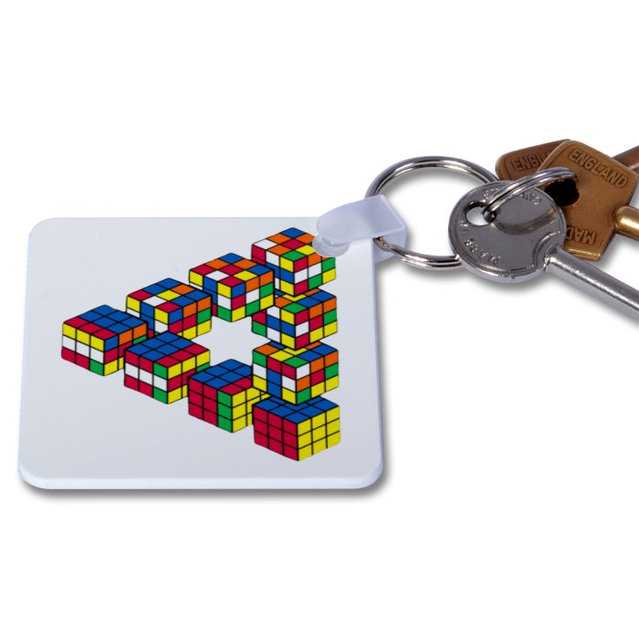 Rubik's Cubes Keyring