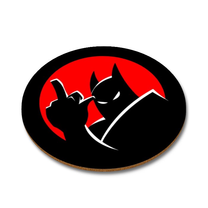 Batman The Animated Series - Rude Symbol Round Coasters