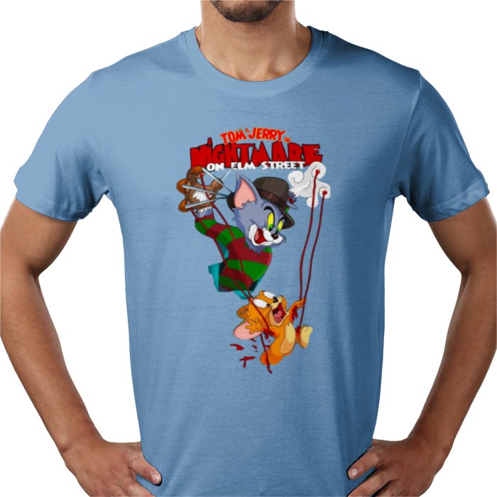 Tom And Jerry x A Nightmare On Elm Street - Freddy & Jerry T-shirt