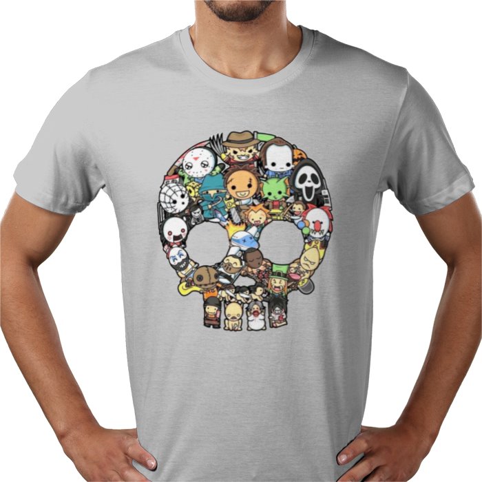 Horror Skull Montage T Shirt