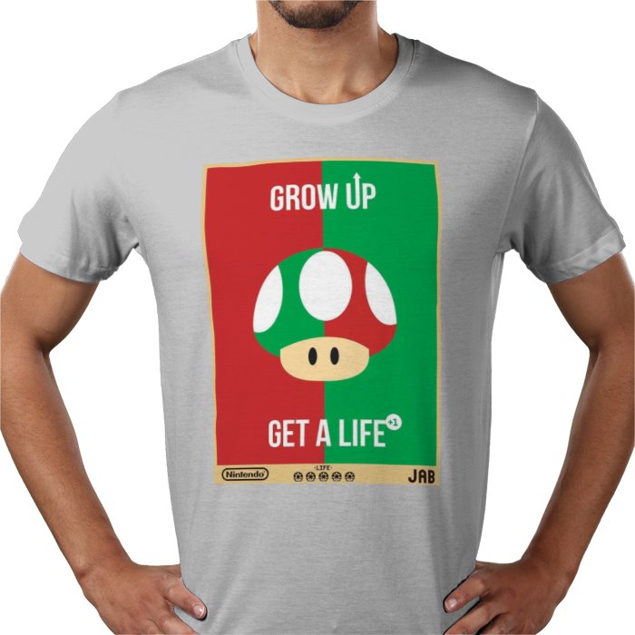 Super Mario Bro's - Get A Life T-shirt