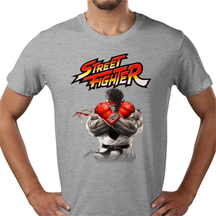 Street Fighter — Ryu Defence Stance T-Shirt