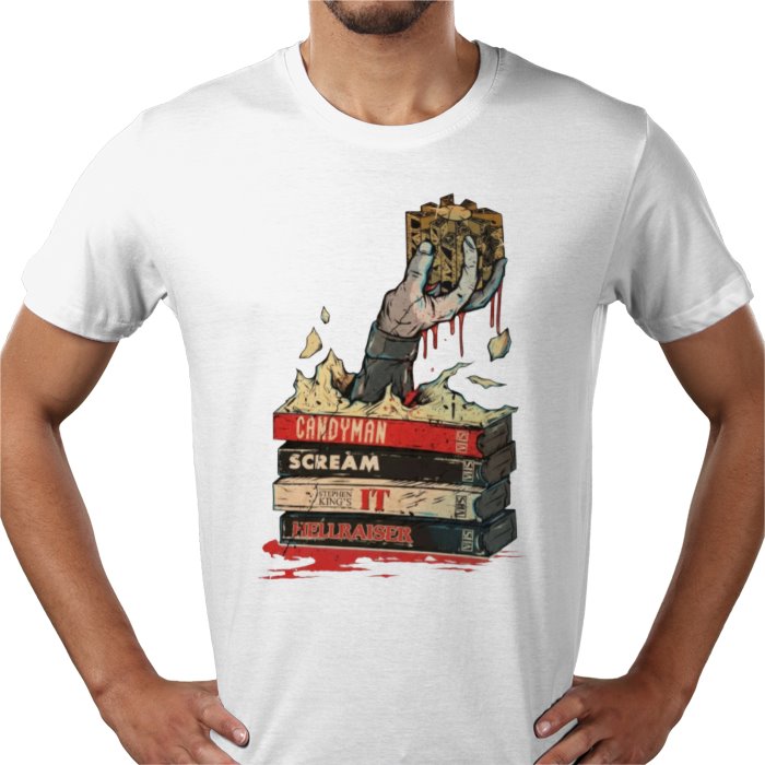 VHS Horror Tapes - Hellraiser Theme T Shirt
