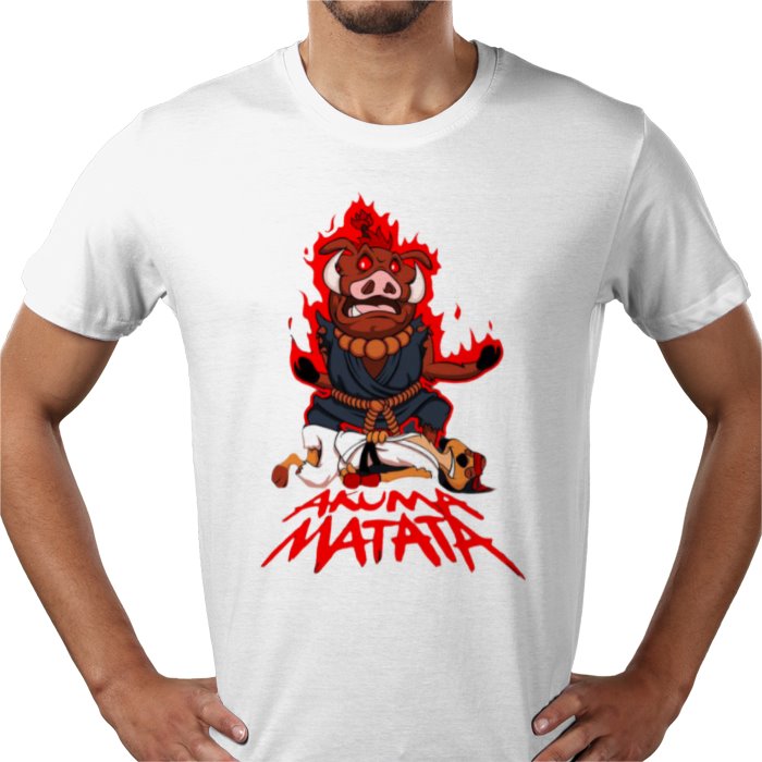 Timone & Pumba x Street Fighter - Akuma Matata T-shirt