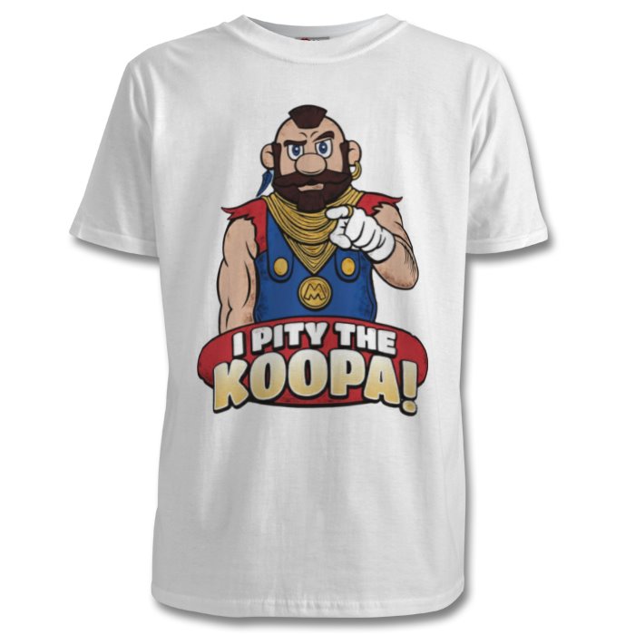 The A Team & Super Mario Bro's - I Pity The Koopa T-shirt