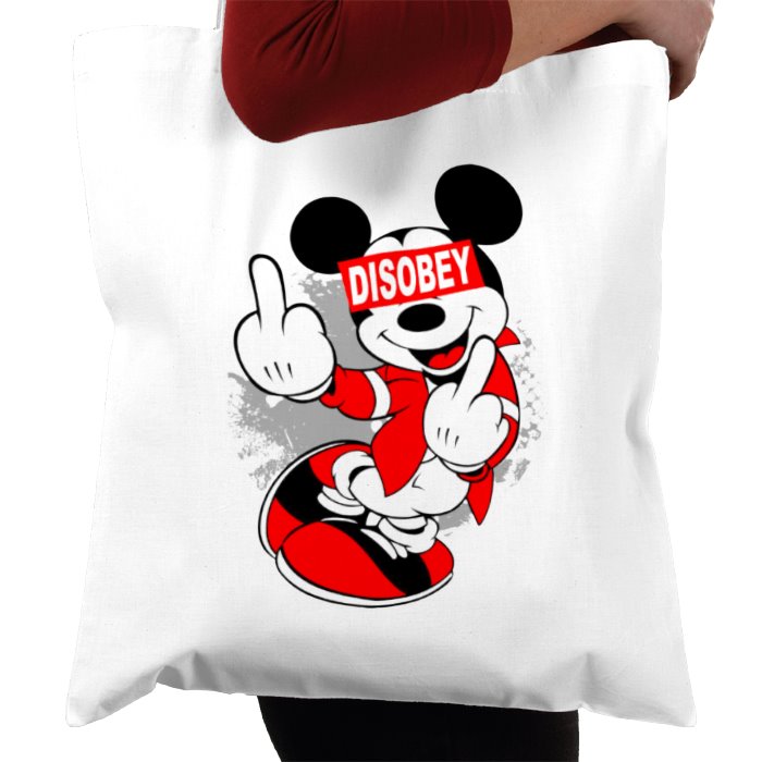 Mickey Mouse - Disobey Tote Bag