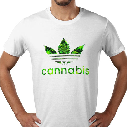 Adidas Cannabis Parody T-shirt