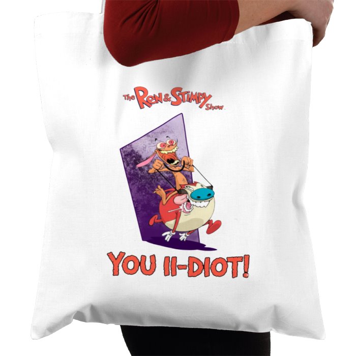 Ren & Stimpy - You Idiot Tote Bag