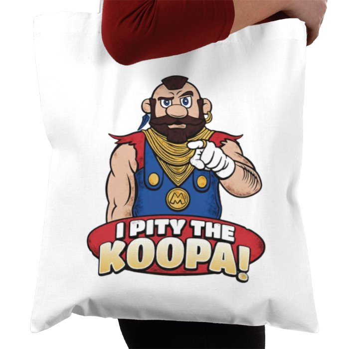 Super Mario Bro's x The A Team - I Pity The Koopa Tote Bag