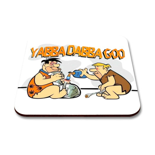 Yabba Dabba Square Coaster
