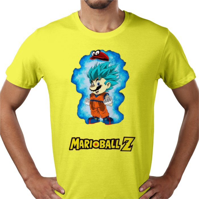 Super Mario x Dragonball Z - Super Saiyan Mario T-shirt