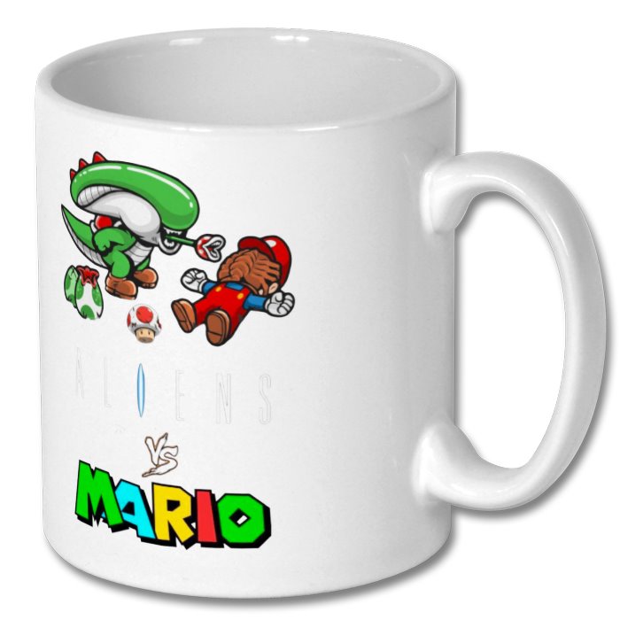 Super Mario Bro's x Alien - Xeno Yoshi Mug