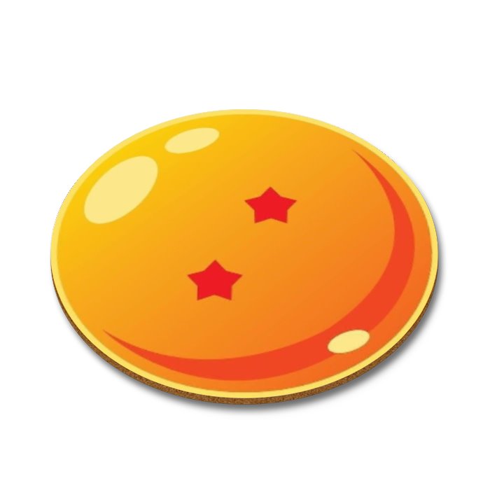 Dragonball Z - The 7 Dragon Balls Round Coaster