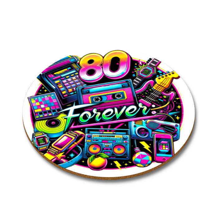 80's Baby Round Coaster
