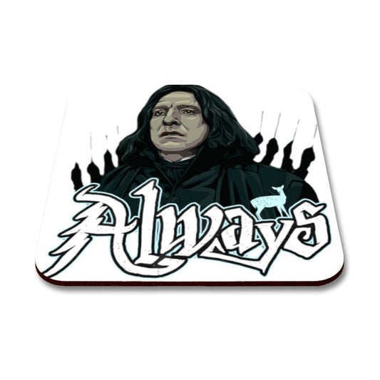 Alan Rickman Always Square Coaster