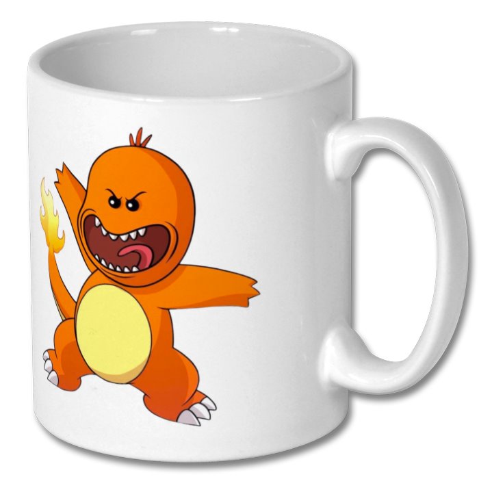 Rick & Morty & Pokémon - Charmander Mug