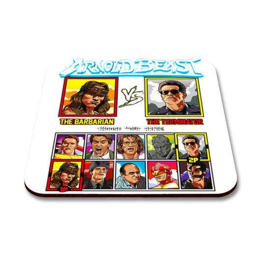 Arnold Schwarzenegger - Conan Vs Terminator Square Coaster