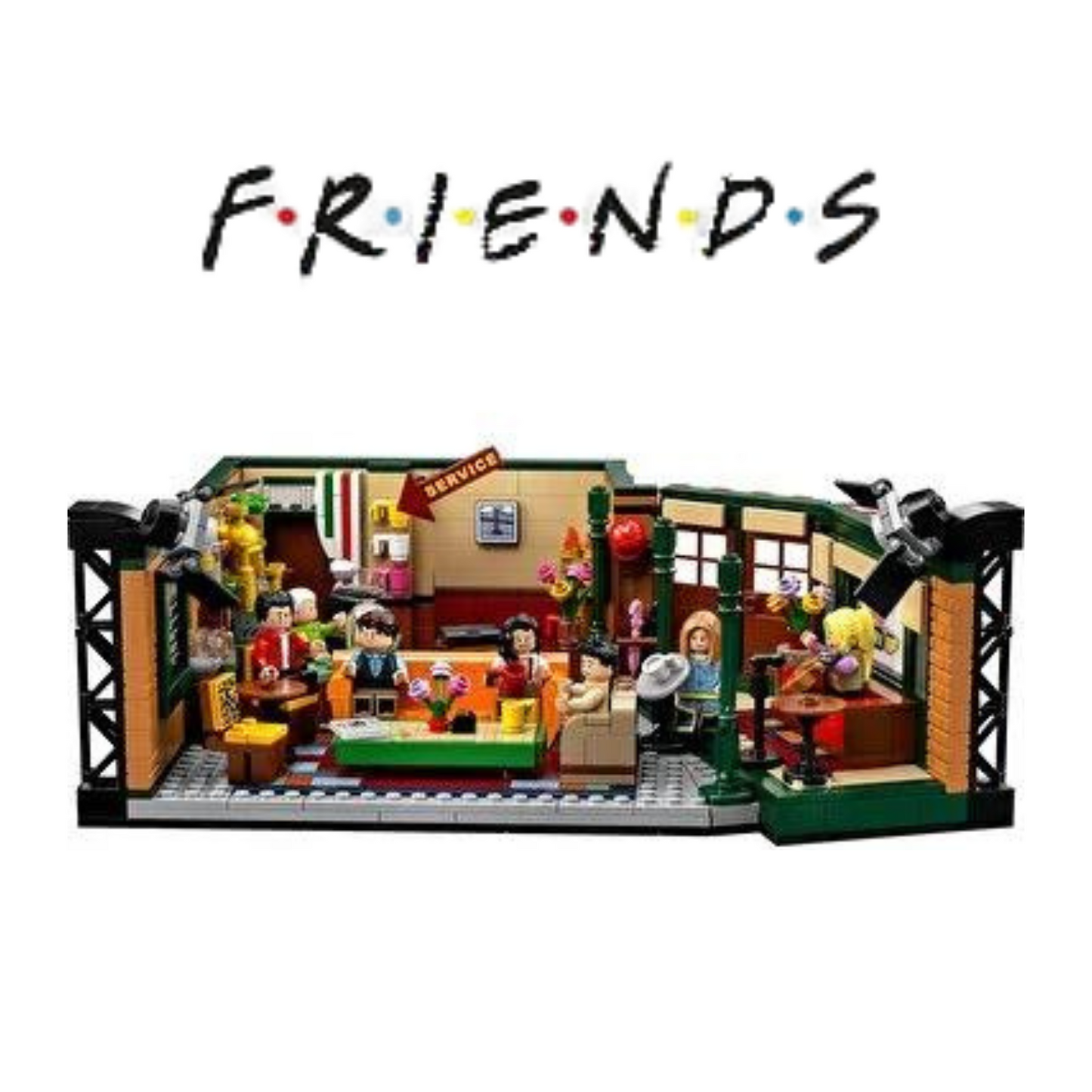 F.R.I.E.N.D.S Central Perk Building Block Set