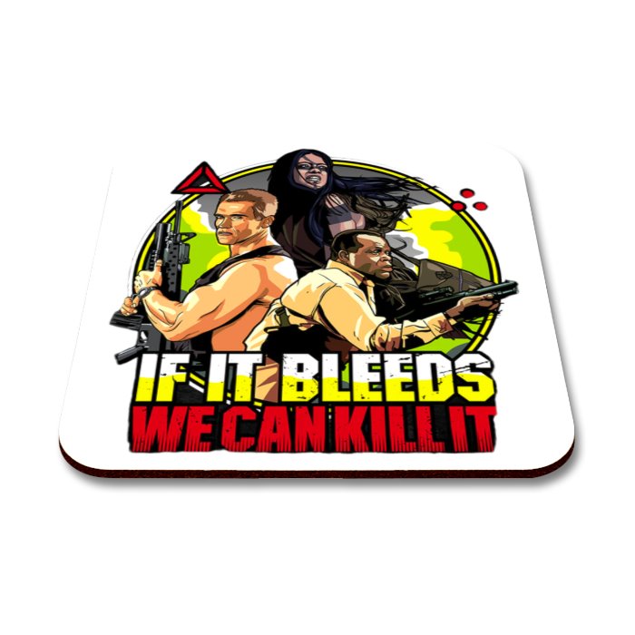 If It Bleeds Square Coaster