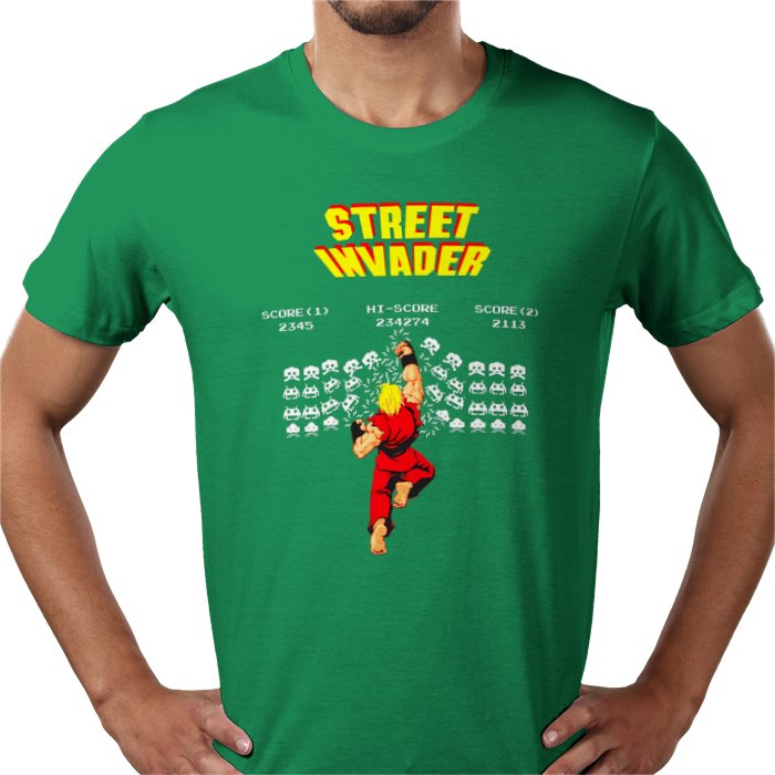 Street Fighter x Space Invaders — Street Invader T-Shirt