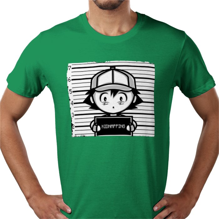 Pokémon — Ash's Mugshot T-Shirt