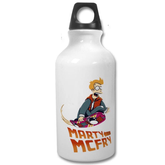 Futurama x Back To The Future - Marty McFry Water Bottle