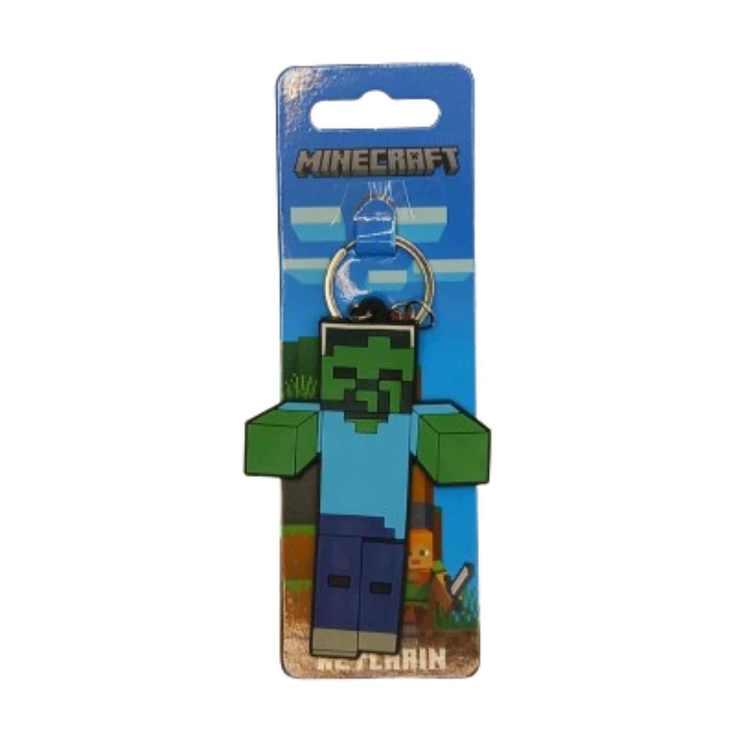 Minecraft Rubber Keychain