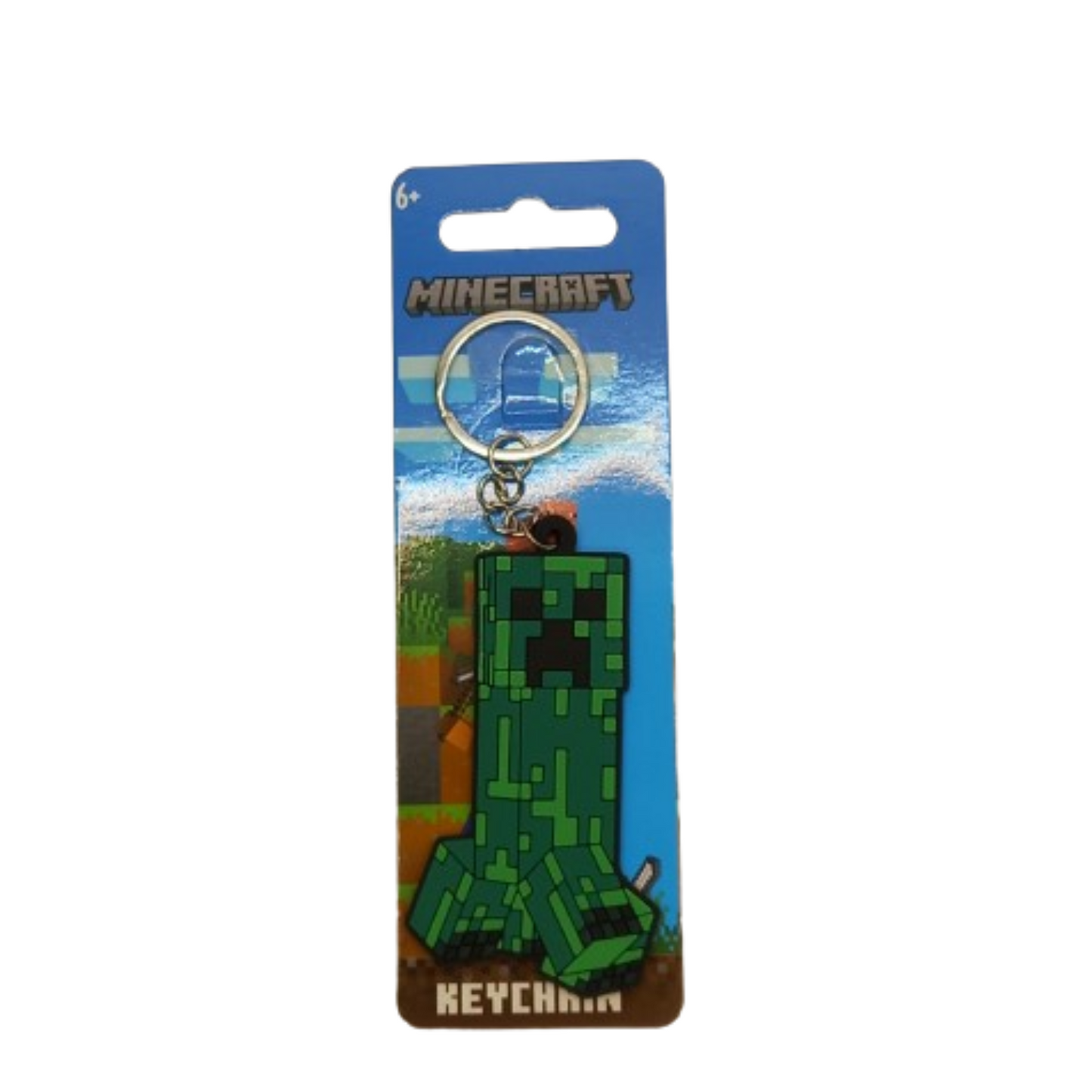 Minecraft v6 Rubber Keychain