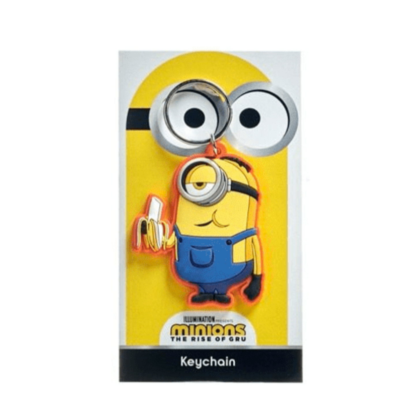 Minions V2 Rubber Keychain