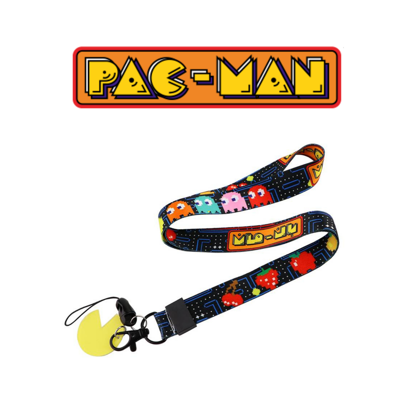 Pac-Man Lanyard