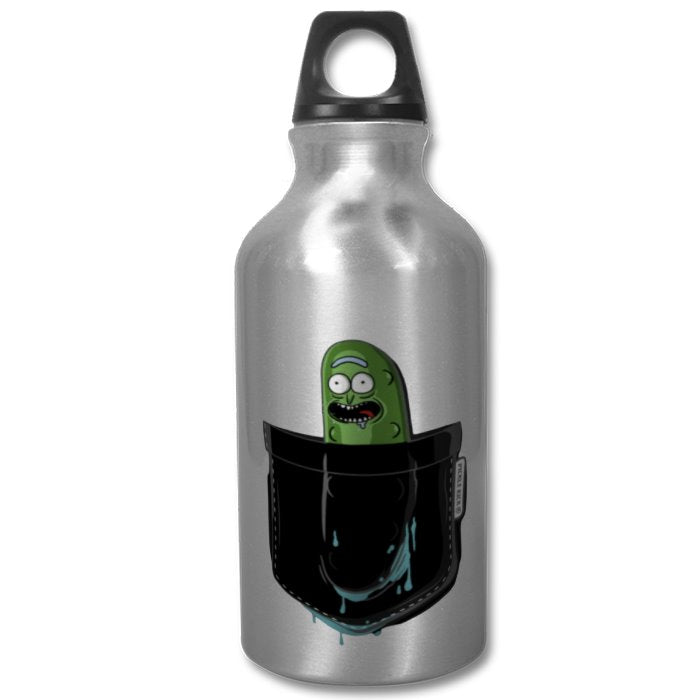 Rick & Morty - Pickle Rick Pocket Water Bottle