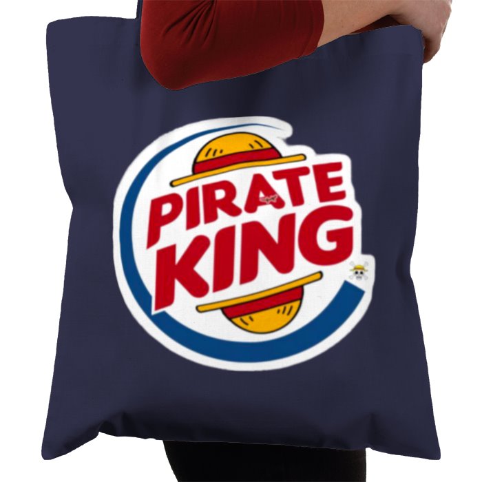 One Piece & Burger King - Pirate King Tote Bag