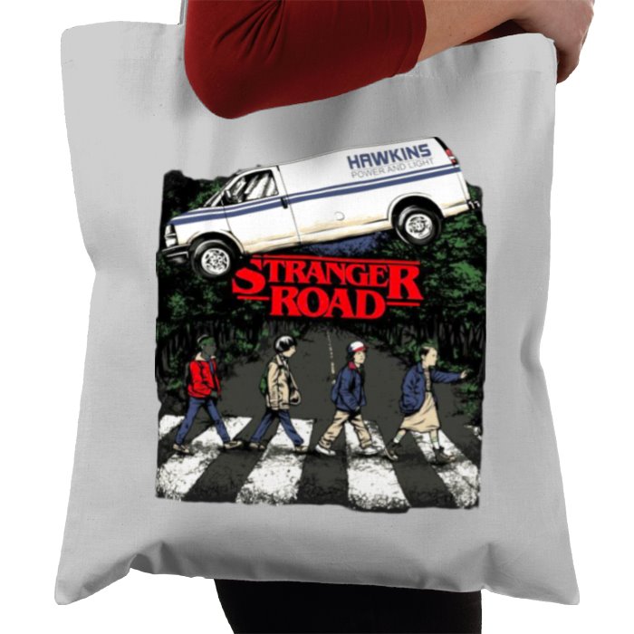 Stranger Things & The Beatles - Abbey Road Tote Bag