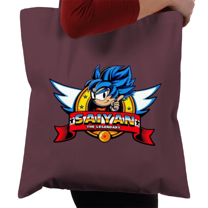 Sonic & Dragonball Z - Sonic The Saiyan Tote Bag