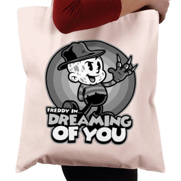 Looney Tunes & A Nightmare On Elm Street - Dreaming Of You Tote Bag