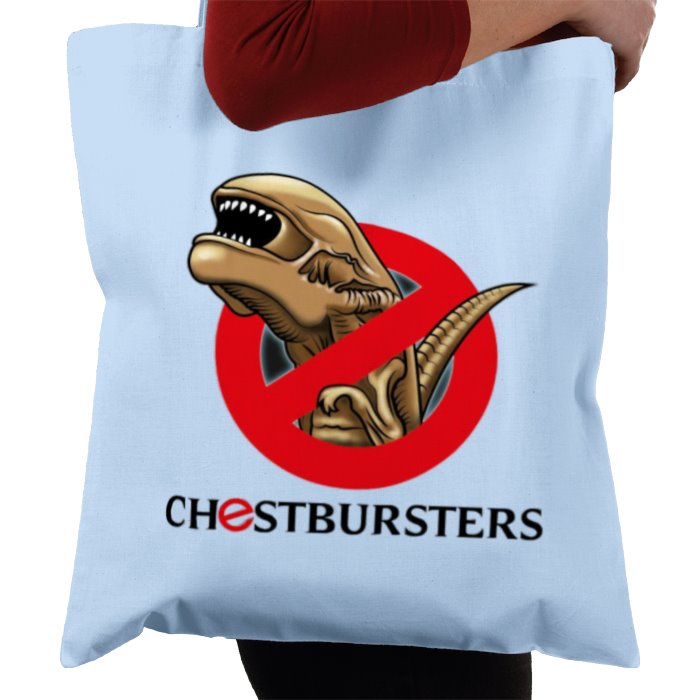 Aliens & Ghostbusters - Chestbursters Tote Bag