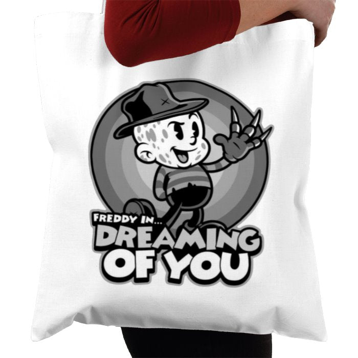 Looney Tunes & A Nightmare On Elm Street - Dreaming Of You Tote Bag