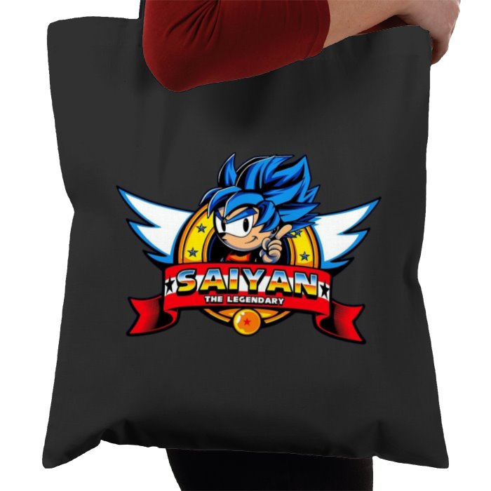 Sonic & Dragonball Z - Sonic The Saiyan Tote Bag