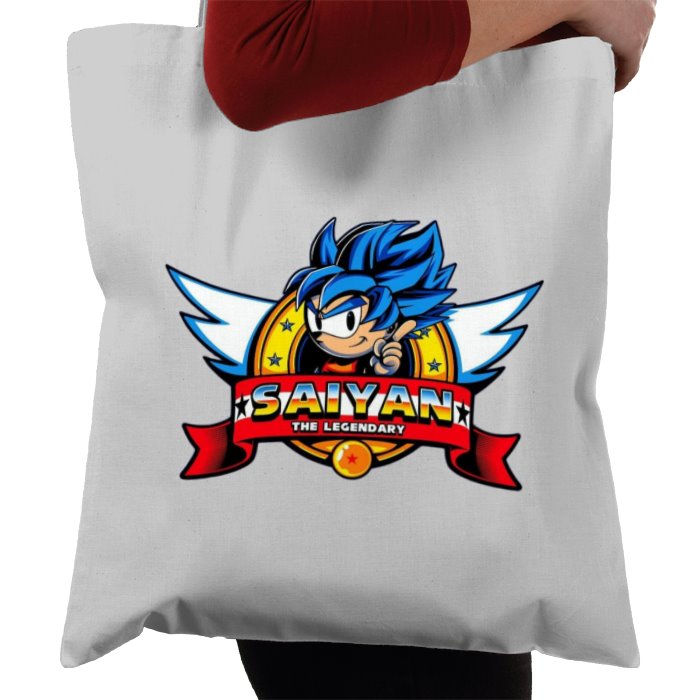 Sonic & Dragonball Z - Sonic The Saiyan Tote Bag