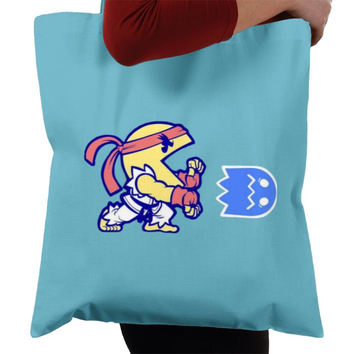 Pacman & Street Fighter - Pac Fighter Tote Bag