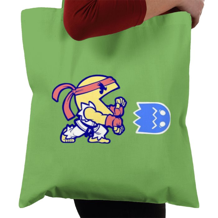 Pacman & Street Fighter - Pac Fighter Tote Bag